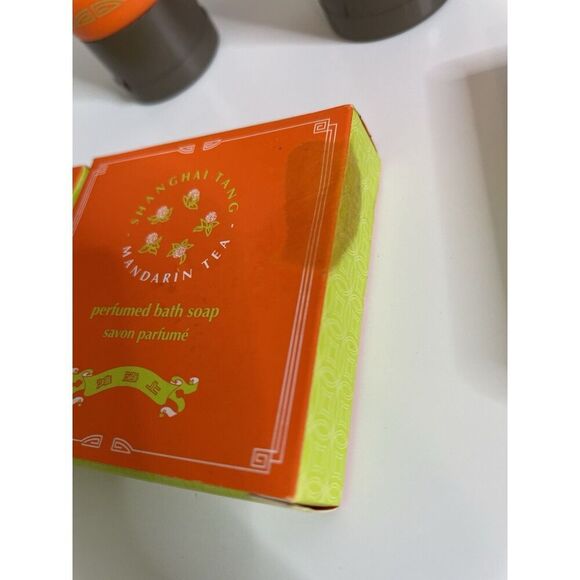 Lot of 8 Shanghai Tang Mandarin Tea Hotel Travel Bath Soap Conditioner Lotion - Picture 3 of 9